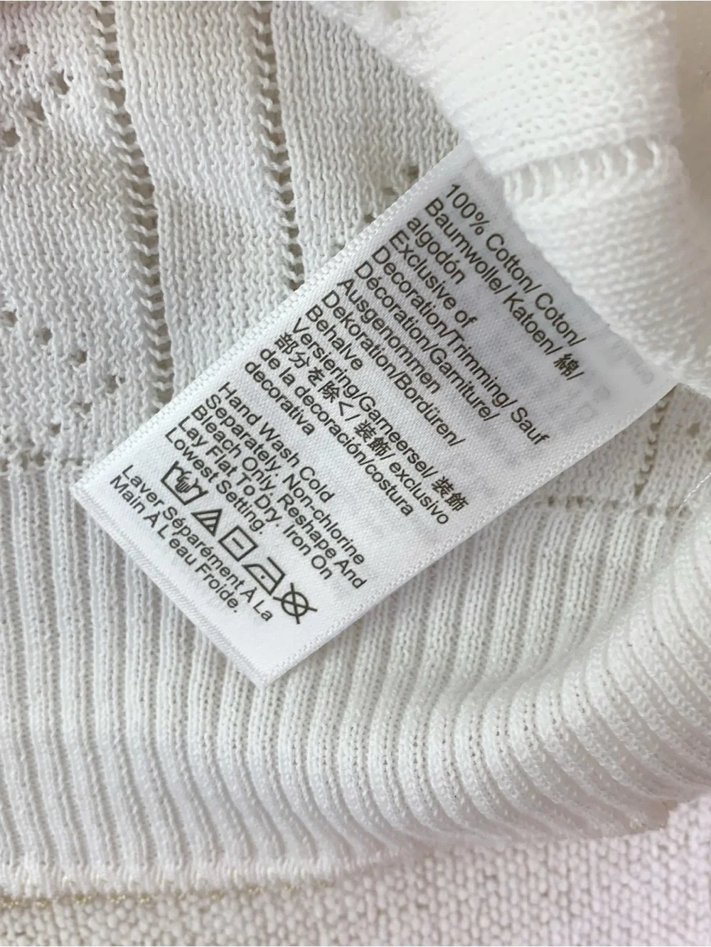 J Crew New Pointelle short-sleeve V-neck cardigan in premium ultra-fine cotton
